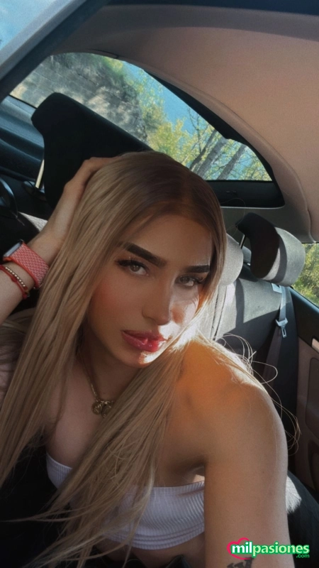 Hermosa trans fiestera implicada femenina rubia novedad, Aspe