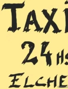 T. A. X. I en elche disponible las 24hs