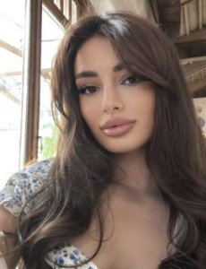A beautiful Latina with a captivating smile, irresistible