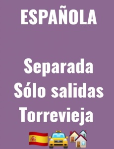 Separada española. Salidas torrevieja