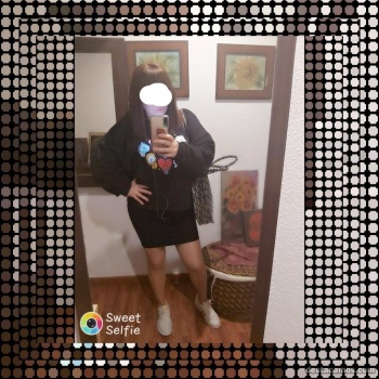 Morena con ganas de pasarlo muy bien y disfrutar a tope, Elche