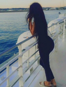 Linda morena de lujo recien llegada