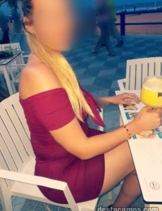 Rubia ojazos azules, rocio