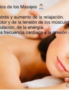 Masaje relajantes y antiestrés