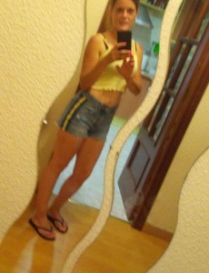 Rubia española discreta