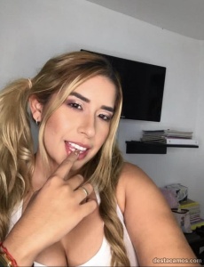 Valeria rubia colombiana buenota