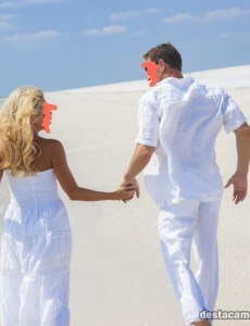 Pareja alegre
