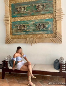 Lina colombiana recién llegada