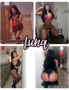 Pechugona y con el chocho caliente