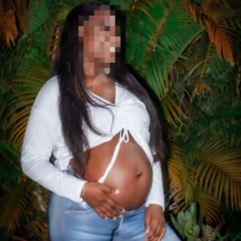 Atención novedad chica embarazada negra fiestera, Elche