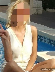 Una rubia guapísima!!! Calpe, también salidas 24 h...