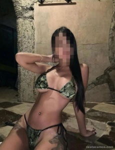 Una escort colombiana independiente.