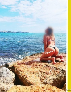 Pamela rubia de lujo colombiana
