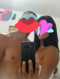 Pareja solo virtual videollamadas y vídeos