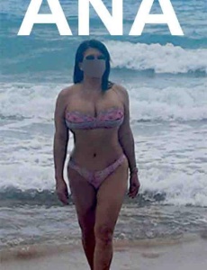 Brasileña con piel canela, alta guapa.