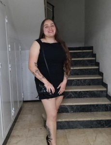 Joven colombiana ven y me disfruta