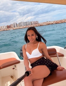Bella dulce femenina masajista