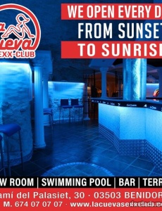 Club la cueva benidorm abrimos maÑana tarde y noche!!