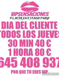 Los jueves dia del cliente precios especiales