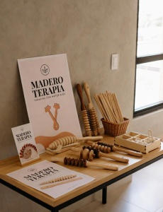 Masajista y realizó maderoterapia